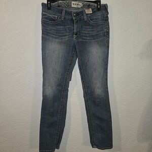 Ariat Real Denim Boot Cut Jeans Women's 31 L Blue Western Cowgirl Mid Rise